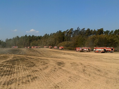 Požár pole a lesa u Olešné, okr. Rakovník Stř. kraj 4.8 (50)
