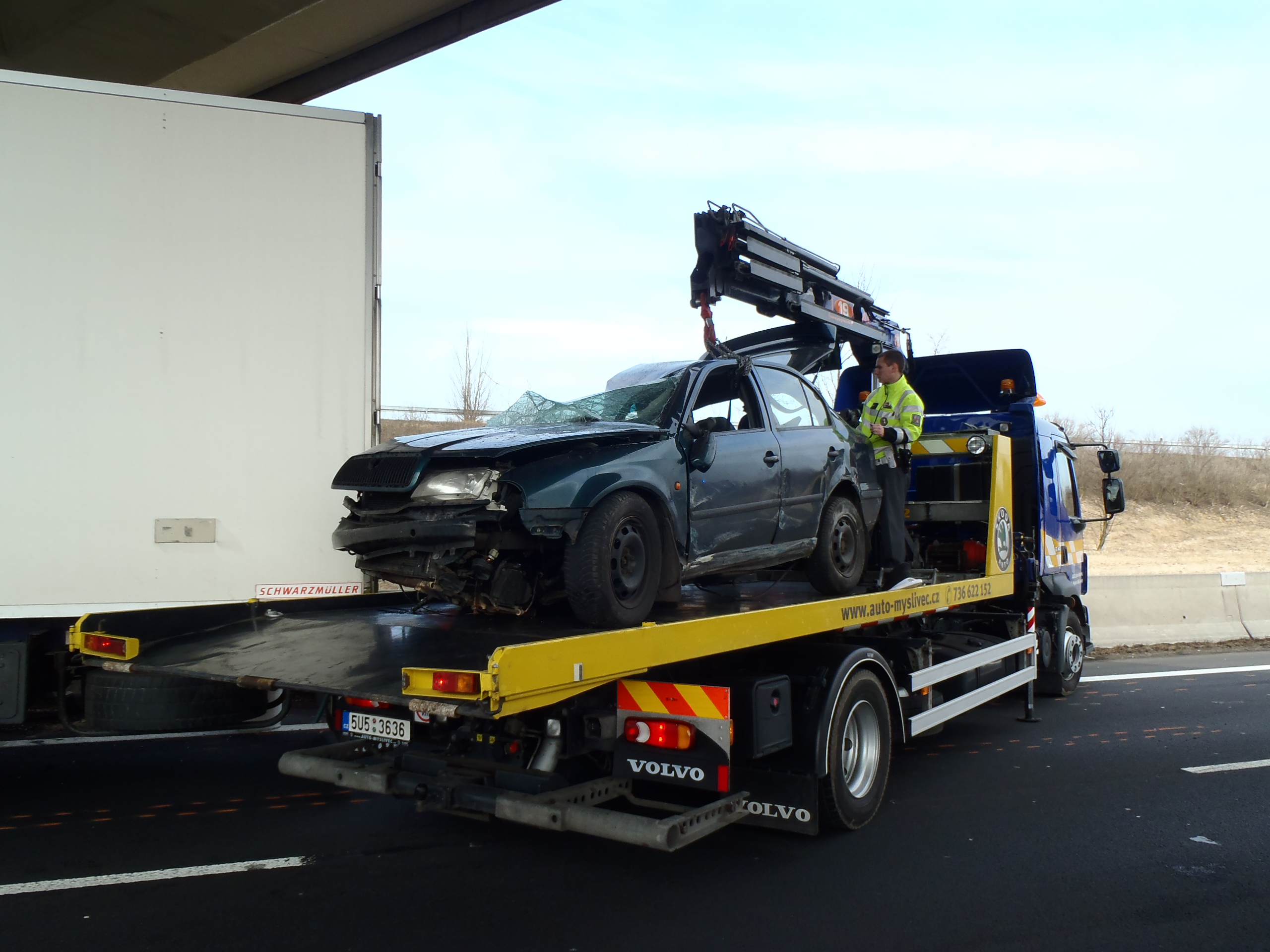 DN 1 OA a  1 NA - silnice I-7 mezi obcemi Cítoliby a Louny (6)